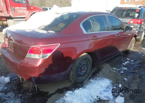 2010 Honda Accord 2.4 Lx from USA, damaged, VIN 1HGCP2F35AA073643